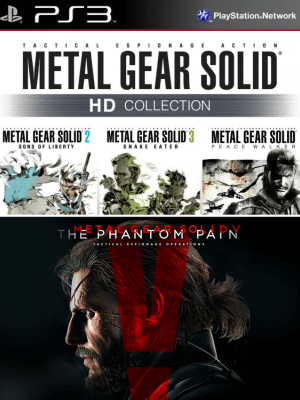 4 juegos en 1 - Metal Gear Solid HD Collection + Metal Gear Solid V: The Phantom Pain ps3